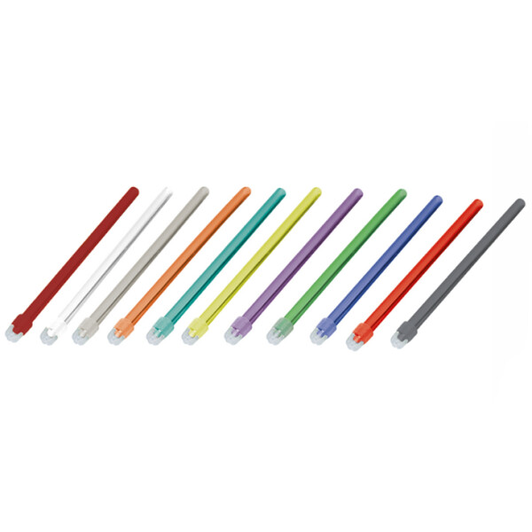 Speichelsauger 125mm, 100 Stück, verschiedene Farben, Unigloves grau