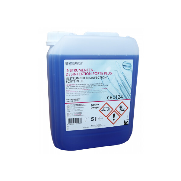 Instrumentendesinfektion Forte PLUS, Konzentrat, Unigloves 1 L Dosierflasche