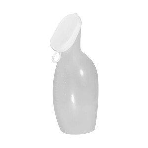 Urinflasche für Frauen mit Deckel, PP - 1 Liter