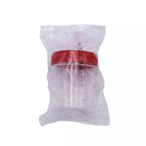 Urinsammelbehälter mit Schraubdeckel, steril - 125 ml