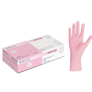 Einweghandschuhe Pink - Nitrilhandschuhe Pink Pearl - Box á 100 Handschuhe