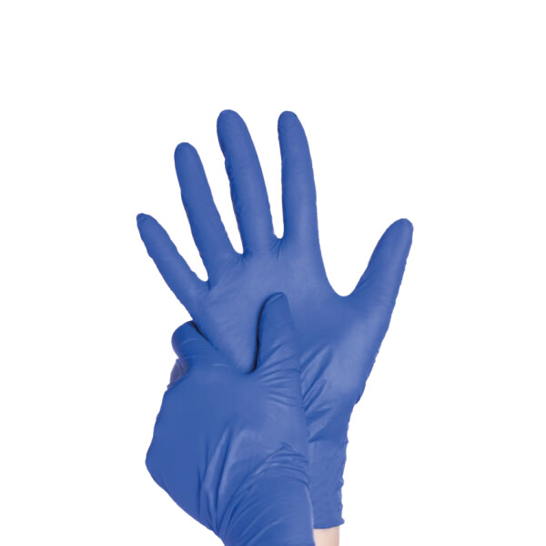 SALE Einmalhandschuhe Nitril Pura Comfort Cobalt, blau - Box á 100 Nitrilhandschuhe Größe L Large