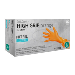SolidSafety High Grip Premium Nitrilhandschuhe -...