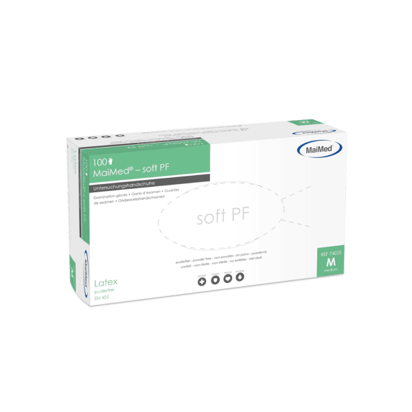 MaiMed® – soft PF Einmalhandschuh Latex puderfrei / unsteril, 4,95 €