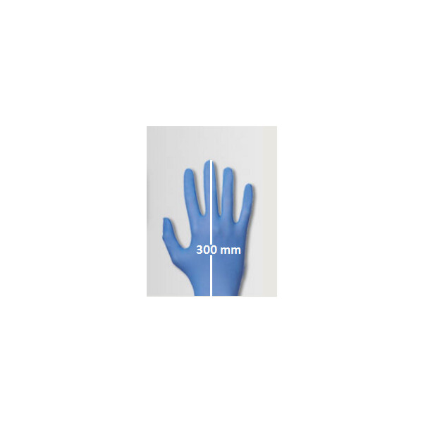 Nitril Handschuhe extra lang 300mm blau Einmalhandschuhe Hand
