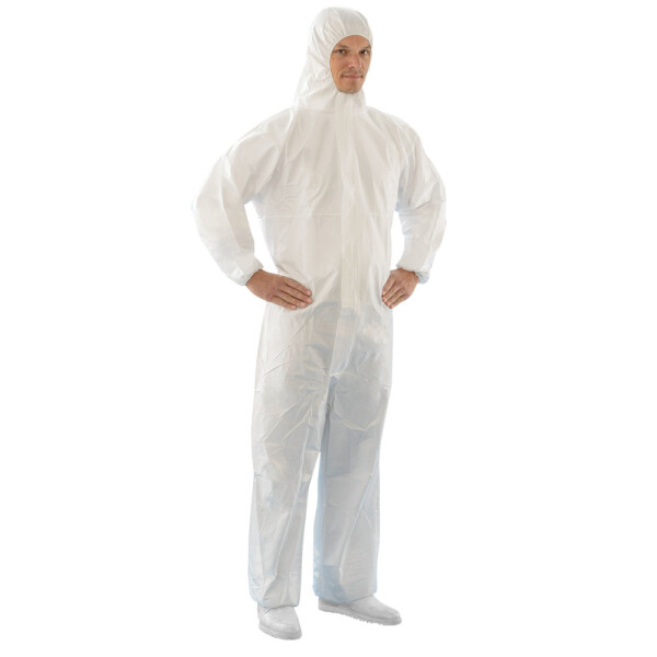 SAFETY PRODUCTS Einweg Overall Weiß - Maleroverall Schutzoverall - GUARD 5 SAFETY PRODUCTS Einweg Overall Weiß - Maleroverall Schutzoverall - GUARD 5