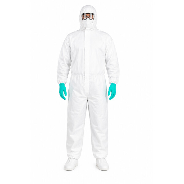 Tyvek Einweg-Overall 500 Xpert, Kapuze, Weiß, PSA Kategorie 3 1 Packung 25 Stueck Grosse 2xl Pd 125916