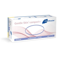 Einmalhandschuhe Latex GENTLE SKIN COMPACT+, Meditrade, 100Stk./Box XL