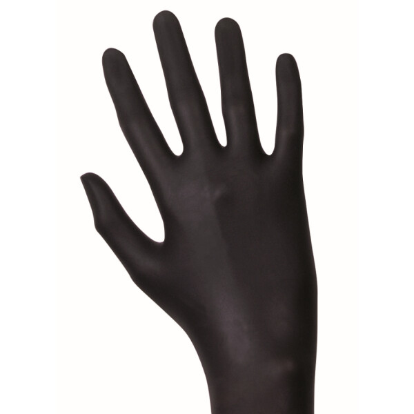 Latexhandschuhe Einmalhandschuhe schwarz Tattoo Hand 