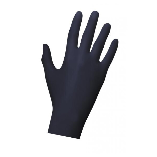 Nitril Handschuhe schwarz Nitrilhandschuhe Hand 200 Unigloves