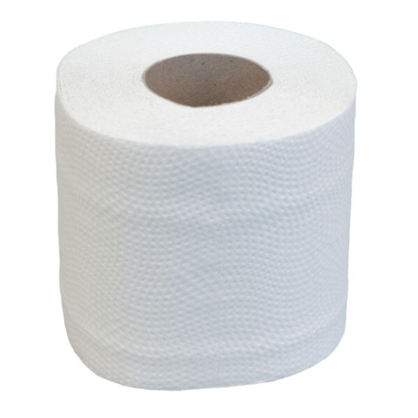 Toilettenpapier 2 lagig, weiß (RC), 8 Rollen á 250 Blatt