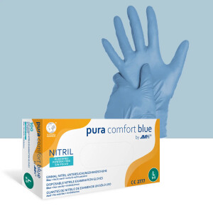 Nitril Handschuhe blau 100 Stück günstig online...