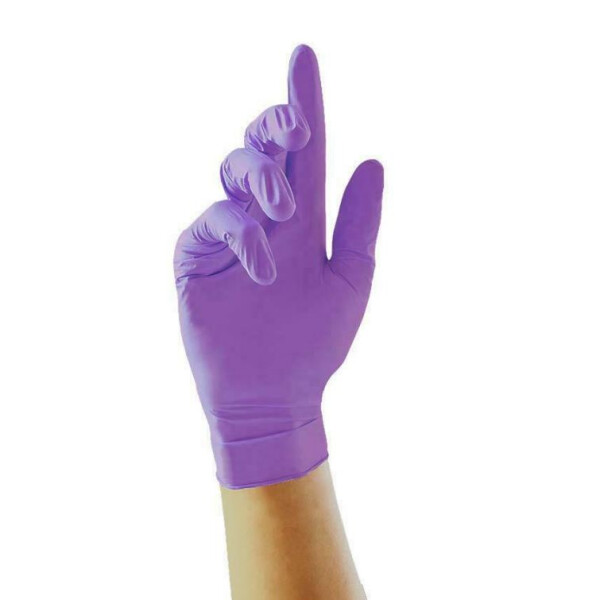 Nitril Handschuhe Einmalhandschuhe lila Stronghold